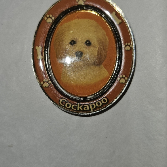 Cockapoo Orange Colored Dog Keychain Pet Lovers Keepsake Gift. - Picture 4 of 4